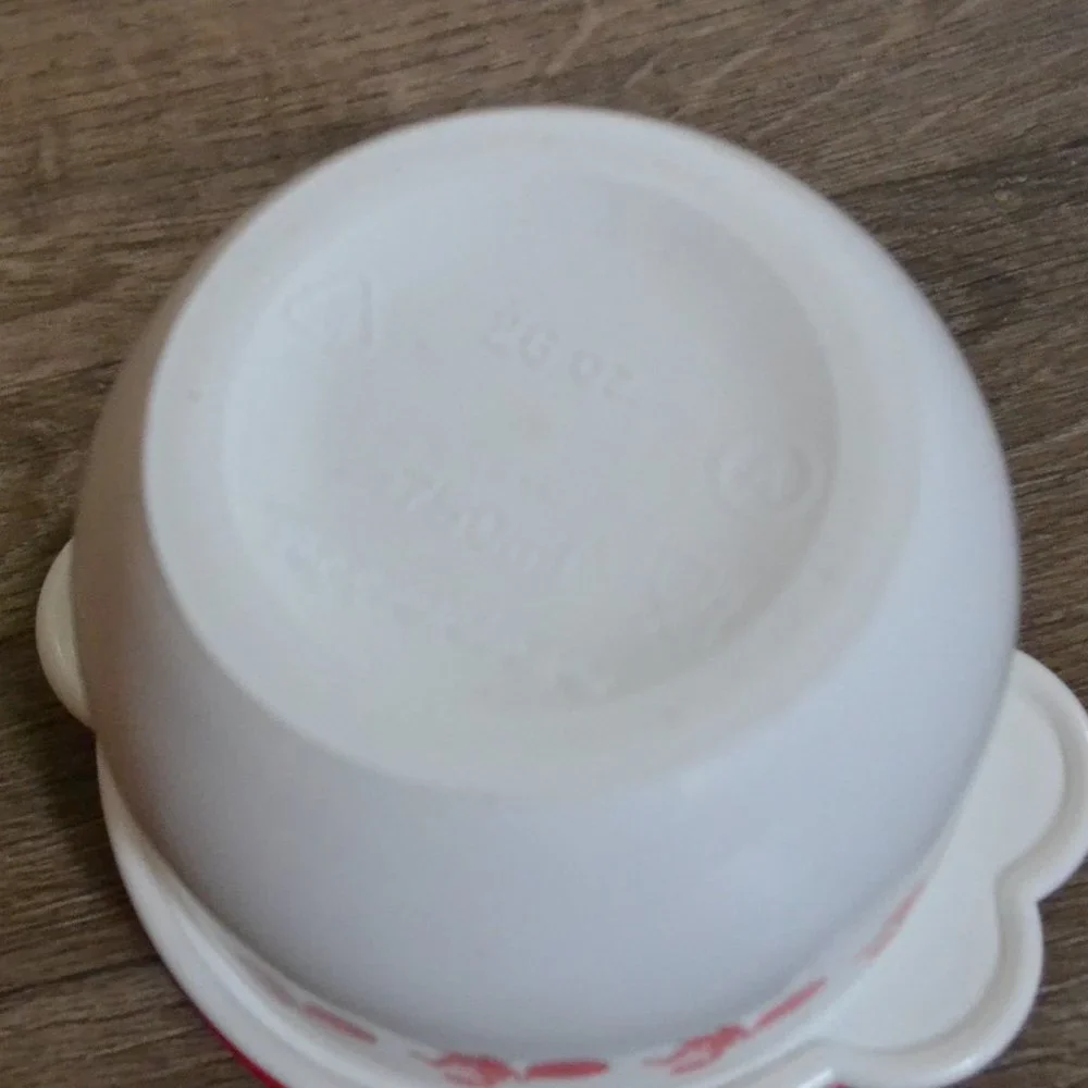 Vintage Tupperware Santa Christmas Bowl Two Piece Set